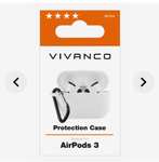 (VIVANCO SALE) Z.B. Apple AirPods Gen. 3 Protection Ladecase, mit Karabiner