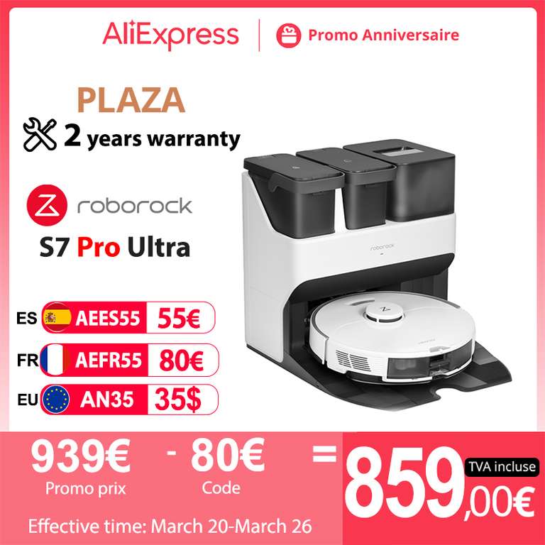 [aliexpress] Roborock S7 Pro Ultra - Versand aus Frankreich