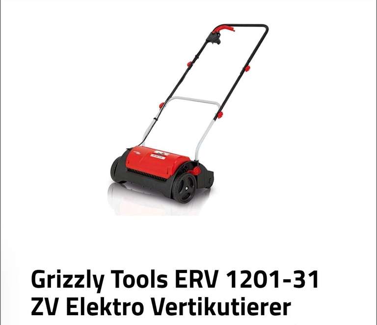 Grizzly Tools ERV 1201-31 ZV Elektro Vertikutierer