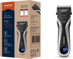 Grundig Haar- und Bartschneider „MC8840“ (inkl. 6 Aufsteckkämme von 0,5mm bis 30mm, LED Ladekontrollanzeige, Schnittbreite: 40 mm)