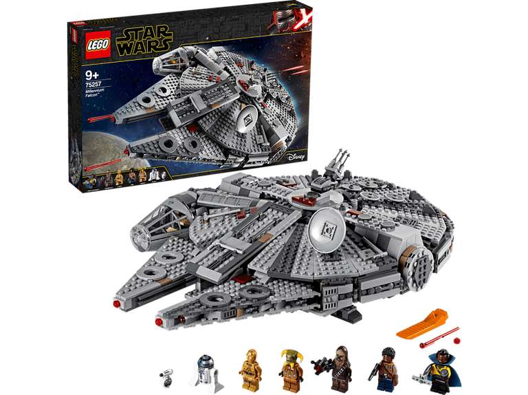 LEGO Star Wars Millennium Falcon (75257) für 105,03 Euro [Media Markt/Saturn]