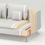 Ikea Family: SÖDERHAMN Sofa Serie reduziert, z.B. Sitzelement 3, Tonerud grau