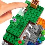 LEGO Minecraft 21166 Die verlassene Mine Bauset, Zombiehöhle mit Figuren: Schleim, Steve und Spinne (Prime/Galxus)