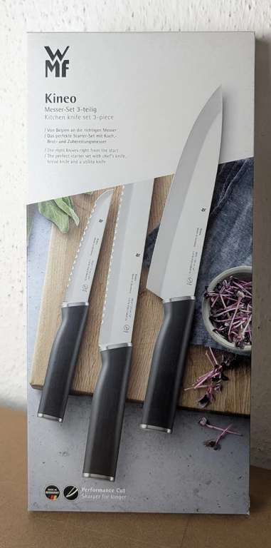 WMF Kineo Messerset 3-tlg – Koch- & Allzweckmesser, at eBay 54,98€