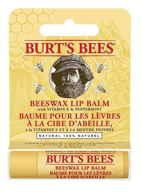 Burt's Bees 100 Prozent Natürlicher feuchtigkeitsspendender Lippenbalsam, 1 Stift, 0.15 oz/ 4.25 g (Prime Spar-Abo)