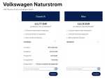 Volkswagen Naturstrom - z.B. ab 25,64 ct/kwh + 15,6€ Grundgebühr PLZ 44135