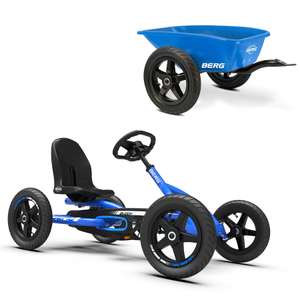 babymarkt 10% Rabatt oder 10€ ab 60€ MBW | z.B. BERG Pedal Go-Kart Buddy Blue Set (inkl. Anhänger Blau und Anhängerkupplung) für 299,70€