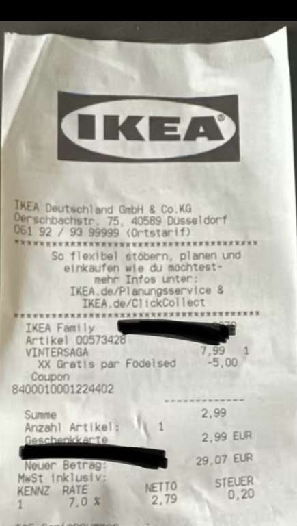 Ikea Adventskalender Gutscheinfehler 2.99€ für 10€ IkeaGuthaben