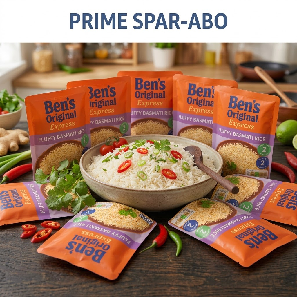 [Sammeldeal & Spar-Abo] Ben's Original Express Reis, z.B. Basmati 6x220g - auch Jasmin, Basmati/Jasmin, Langkorn, Langkorn/Wild, Gebr., uvm