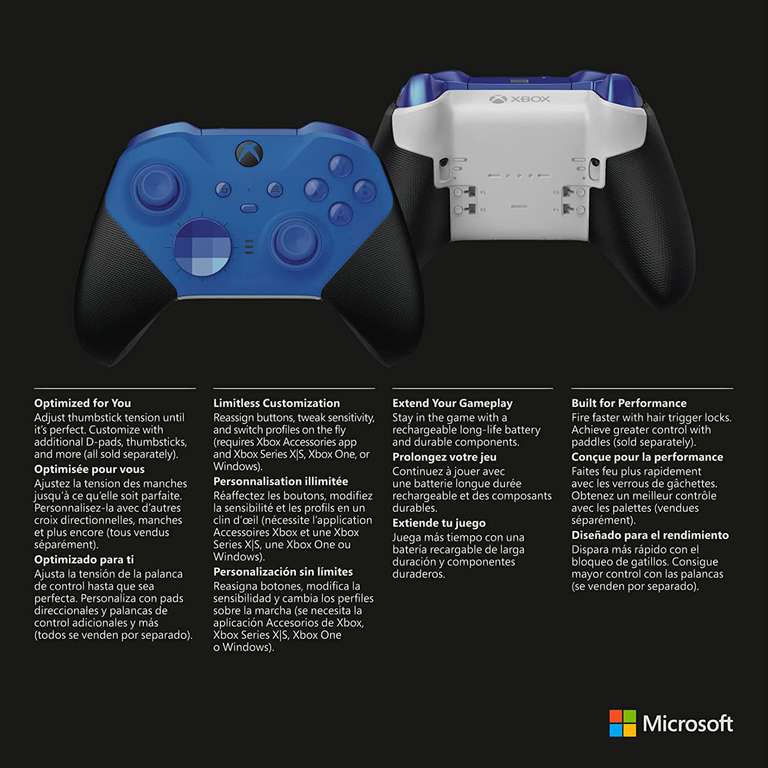 Microsoft Xbox One Elite Wireless Controller 2 Core Edition (blau) - Saturn auf eBay