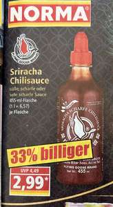 [Norma] Flying Goose Sriracha Chilisauce, 455 ml // Kikkoman Sojasauce 1l für 7,99€
