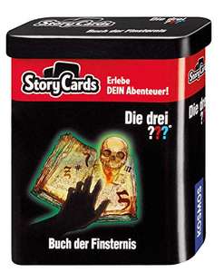 Die drei ??? : Buch der Finsternis - Story Cards, Story-Spiel in attraktiver Metalldose, ab 10 Jahre für 4€ (Prime)