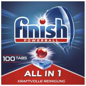 [Prime Sparabo] Finish Powerball All in 1 Spülmaschinentabs | 100 Tabs [192 Classic Tabs 12,10€]