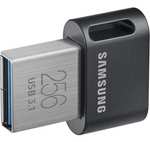 Samsung USB-Stick Typ-A FIT plus (MUF-256AB/APC), 256 GB, 400 MB/s Lesen, 110 MB/s Schreiben, kleines USB 3.1 Flash, PRIME