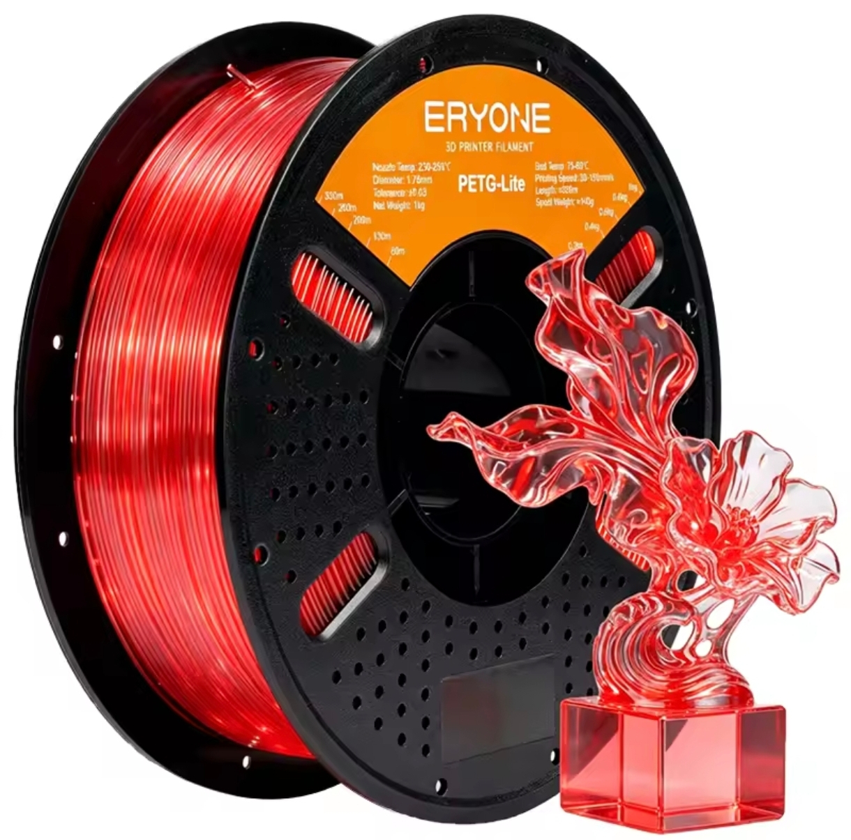 4,56€/kg ERYONE PETG-Lite mehrere Farben und auch transparente Farben – 3D Druck Filament | Münzdeal | Dollarumstellung
