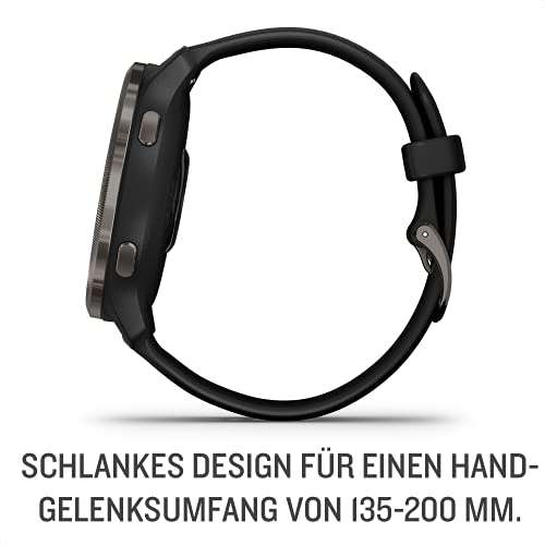 GARMIN Garmin Venu 2 Smartwatch Polymer Silikon, 135-200 mm, Schwarz