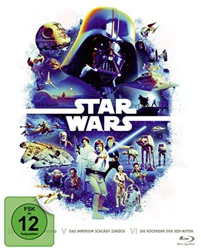 Amazon Star Wars Trilogie Episode IV – VI und VII – IX Blu-Ray für je 21,97