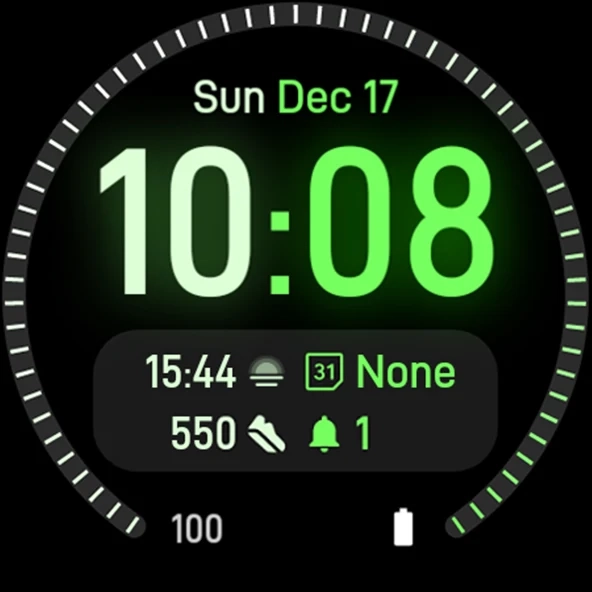 Dual Tone: Watch face - amoledwatchfaces [Google Playstore]