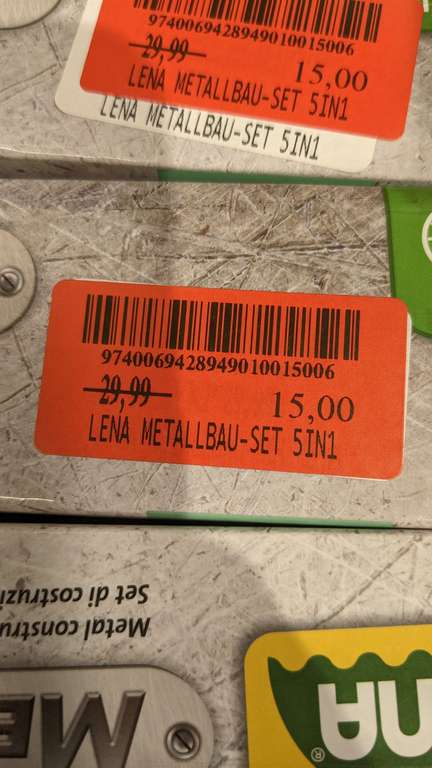 [Lokal Nürnberg Marktkauf Thon] Lena Metallbau Set 42678