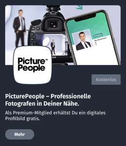 Gratis Fotoshooting: Digitales Profilbild (Xing Premium / Picture People)