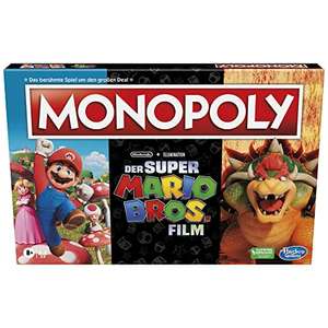 [Prime] Hasbro Gaming Monopoly Super Mario Bros. Film Edition - Brettspiel, deutsche Version - mit „ Bowser“ Spielfigur | Ab 8 Jahre
