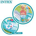 Intex Gator Play Center Aufblasbarer Kinderpool/Planschbecken mit integrierter Wasser-Sprühfunktion + Rutsche (201x170x84cm) [Amazon Prime]