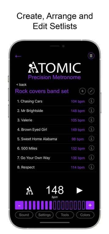 (Apple App Store) Atomic Metronome - Precision musical timing app (iOS, Musik, Englisch/Spanisch)