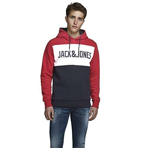 JACK & JONES Male Hoodie Colourblocking Logo Gr S bis XXL (Prime)