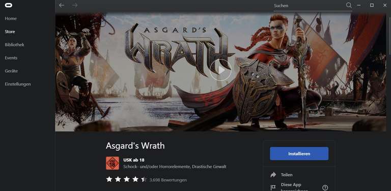 Asgard's Wrath (1) kostenlos für Meta Quest 3 Käufer