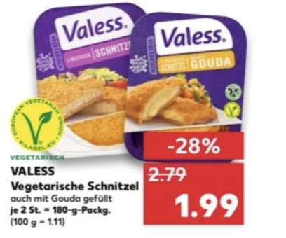 (Kaufland) Valess vegetarische Schnitzel // Angebot + Coupon