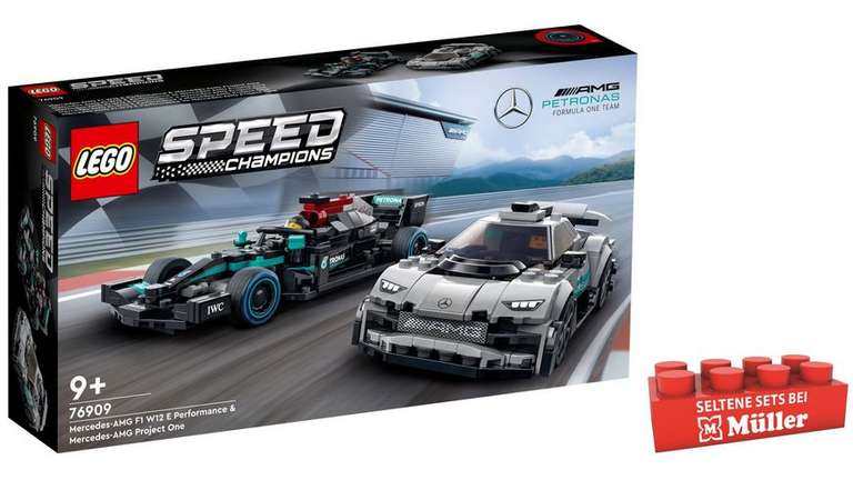FIlialabholung: LEGO Speed Champions 76909 Mercedes-AMG F1 W12 E Performance & Mercedes-AMG Project One