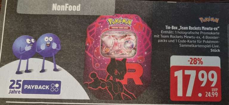 Pokémon TCG Ewige Rivalen Tin Boxen für 17,99€ im Chemnitz-Center at ...
