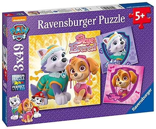 [amazon Prime] Ravensburger Paw Patrol Puzzle mit 3x49 Teilen für Kinder ab 5 Jahren
