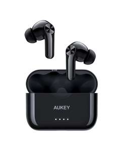 Aukey EP-T28 TWS In-Ears (Bluetooth 5.0, AAC, ca. 4h + 20h Akku, USB-C, Touch-Bedienung, IPX5) / Bundle mit Ladegerät PA-T16 (36W) - 28,59€