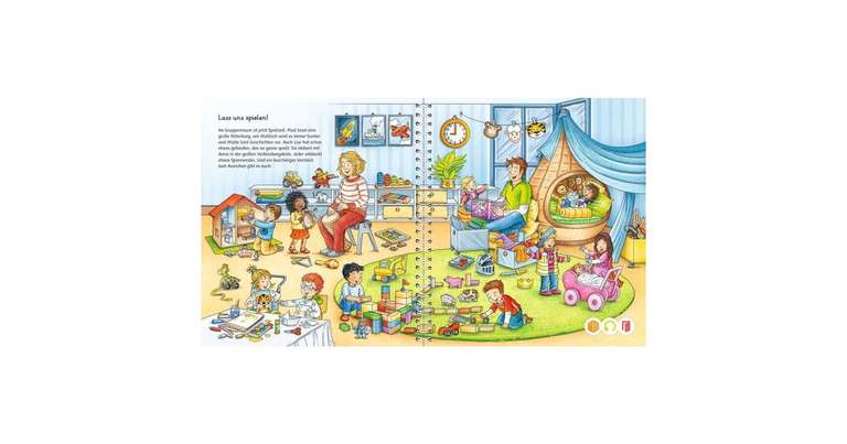 Ravensburger tiptoi Starter-Set: Mit Stift + mein Wörter-Bilderbuch Kindergarten, Lernbuch