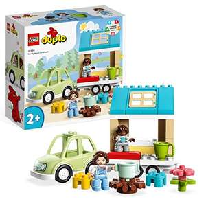 LEGO 10986 DUPLO Zuhause auf Rädern, Spielzeugauto mit großen Steinen, Figuren und Spielzeugauto, ab 2 Jahren (Prime)