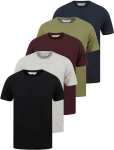 10x Tokyo Laundry Spectre Baumwoll T-Shirts in verschiedenen Farben (2x 5er Pack) | Gr. S - XXL, meist 100 % Baumwolle | 5,36 €/Shirt