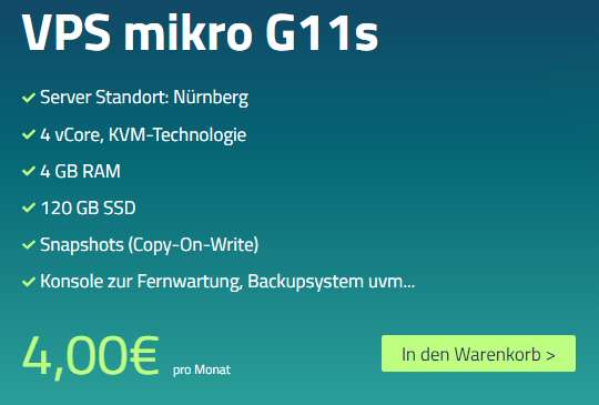 VPS mikro G11s 48€/Jahr