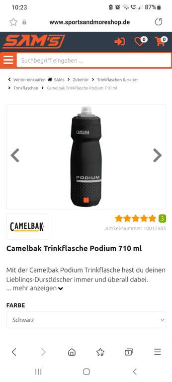 Camelbak Trinkflasche Podium 710 ml
