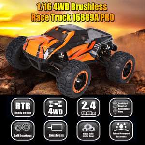 HBX 16889A Pro 1/16 2.4G 4WD Brushless RC-Auto 27cm×21,5cm×13cm 100%RTR
