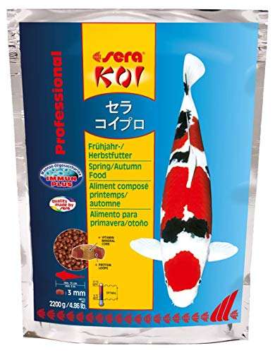 [Amazon prime] Sera KOI Professional Frühjahr-/Herbstfutter 2,2 kg für Koi, Goldfische..