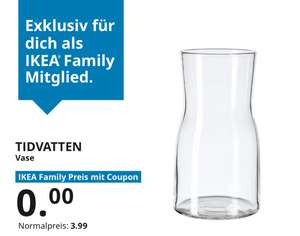(Ikea Family Dresden März) TIDVATTEN Vase