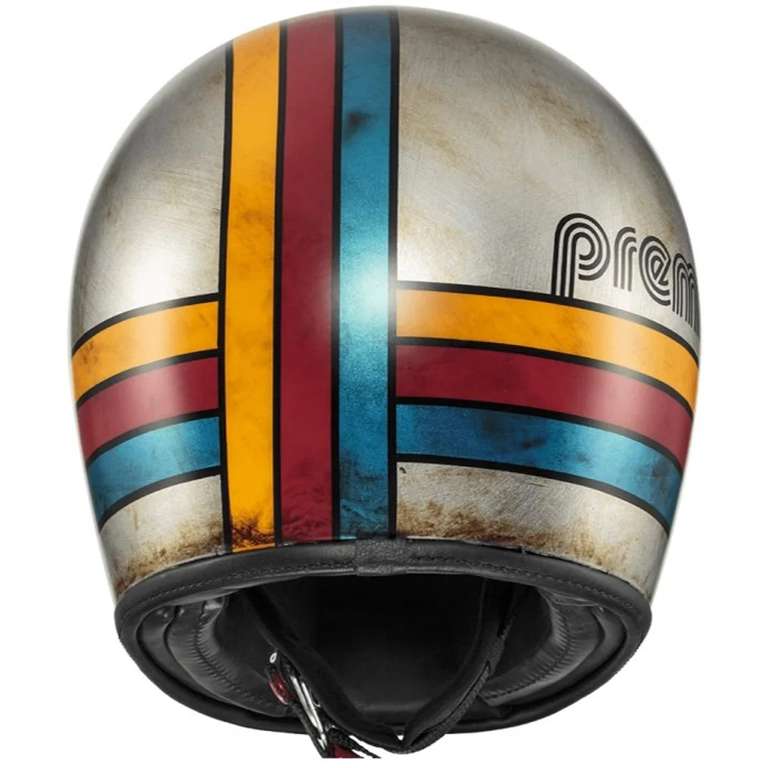 Premier Trophy Platinum Edition EX 77 BM Helm | Vintage Helm im Retro Stil, ECE 22.06-Zulassung, Motorradhelm, Integralhelm