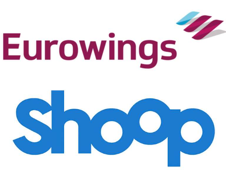 [shoop + eurowings] 2% Cashback + bis zu 33% Rabatt für deine nächste Flugbuchung in den Black FlyDeals