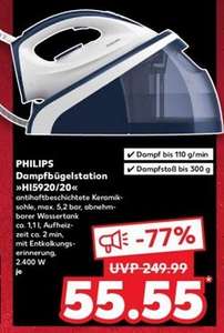 Philips Dampfbügelstation HI5920/20 ab 16.11.23 "Black Week Angebot" Kaufland NRW (evtl. bundesweit)für 55,55€