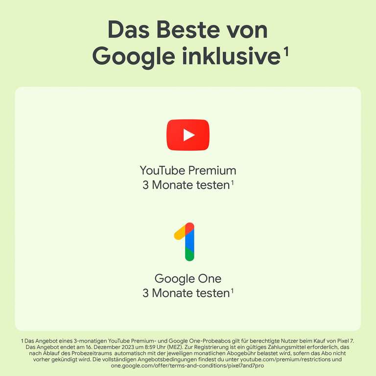 Google Pixel 7 5G 128GB Snow White + Google Pixel Buds A-Series Ozean