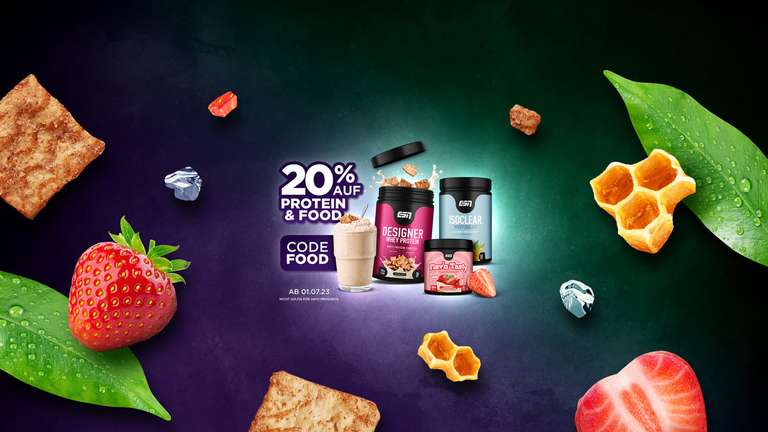 ESN 20% auf Food & Protein mit code FOOD