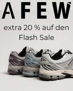 20% auf alle Styles der Flash Sale Kategorie bei AFEW | über 1300 Styles versch. Marken & Produktgruppen (Schuhe, Bekleidung, Accessoires)