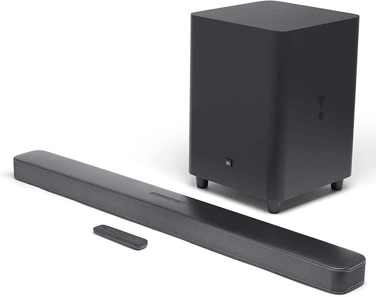JBL Bar 5.1 Surround – Sound Bar mit Subwoofer – MultiBeam-Technologie, Chromecast & Airplay 2, 550 Watt, Bluetooth, HDMI-Arc