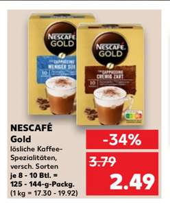 Nescafe Gold Cappuccino für 2,49 bei Kaufland